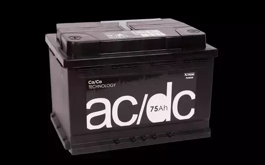 Аккумулятор AC/DC 75 п.п 580А Tubor