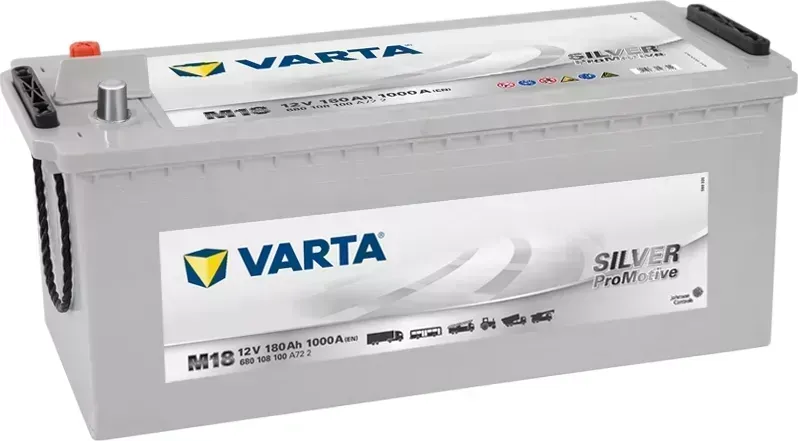 Аккумулятор VARTA PROmotive Silver 180 M18 (680 108 100) Евро 3 ( + - )