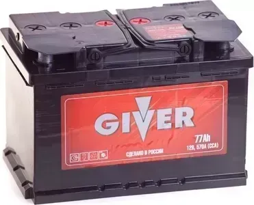 Аккумулятор Giver GIVER 77 о.п. 570А Курск