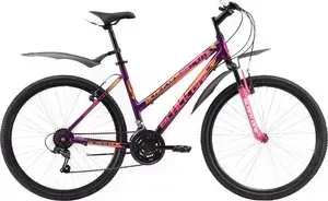 Велосипед BLACK ONE Alta 26 Alloy фиолетово-розовый 16" ALTA 6 ALLOY 16&&