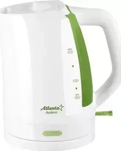 Чайник электрический ATLANTA ATH-617 белый/зеленый