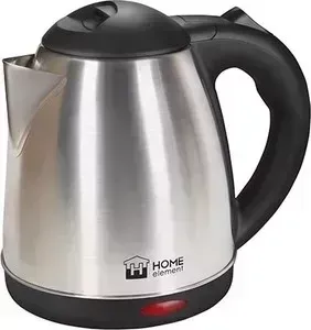Чайник электрический HOME ELEMENT HE-KT167 черный/сталь