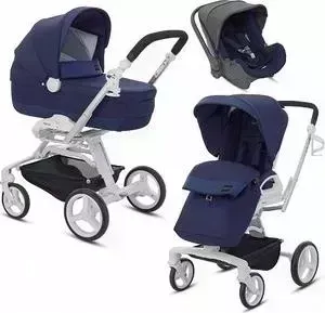 Коляска INGLESINA 3 в 1 Quad на белом шасси QUAD
