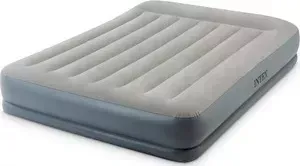 Надувная кровать INTEX Mid-Rice Airbed 152х203х30 см встроенный насос 220V 64118