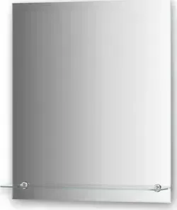 Зеркало Evoform Attractive 60х70 см, с фацетом 5 мм и полочкой 60 см (BY 0505)