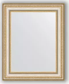Зеркало Evoform в багетной раме Definite 41x51 см, золотые бусы на серебре 60 мм (BY 1349) в DEFINITE 41X51 60