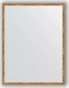 Зеркало Evoform в багетной раме Definite 67x87 см, золотой бамбук 24 мм (BY 0678) в DEFINITE 67X87 24