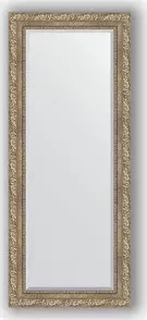 Зеркало Evoform с фацетом в багетной раме Exclusive 60x145 см, виньетка античное серебро 85 мм (BY 3539) с в EXCLUSIVE 60X145 85