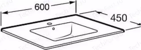 Раковина мебельная ROCA Victoria Unik 60 (732782100Y)