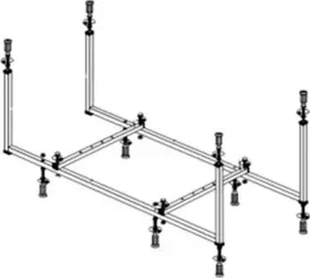 Каркас для ванны Alpen Triangl 180х120 (KMATriangl) TRIANGL (KMATRIANGL)