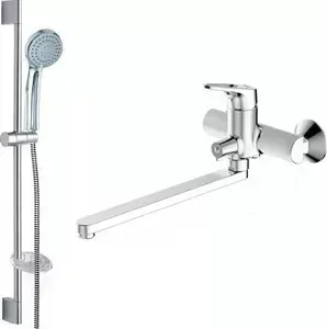 Смеситель для ванны Bravat комнаты Drop-D 2 в 1 (F00413C) DROP-D 2 в 1