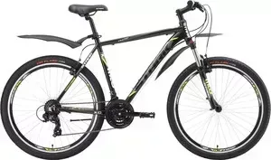 Велосипед STARK 18 Hunter 26.2 V чёрный- тёмно-серый- зелёный 18" 18 HUNTER V 18&&