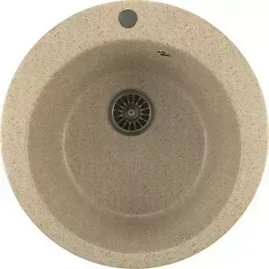 Мойка кухонная Mixline ML-GM13 49,5х49,5 светло-розовый 311 (4630030633372)