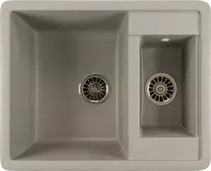 Мойка кухонная Mixline ML-GM21 48,5х60 графит 342 (4620031445753)