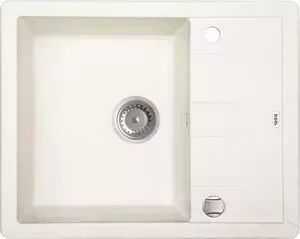 Мойка кухонная IDDIS Vane G 500x620 белый (V10W621i87)