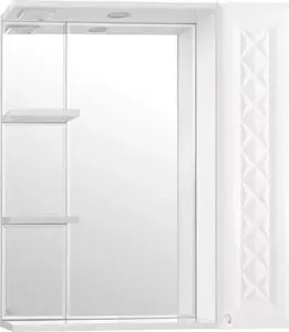 Зеркальный шкаф Style line Канна 75, люкс, со светом (2000949080383) шкаф