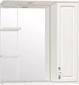 Зеркальный шкаф Style line Олеандр-2 75 со светом (2000949059686) 75