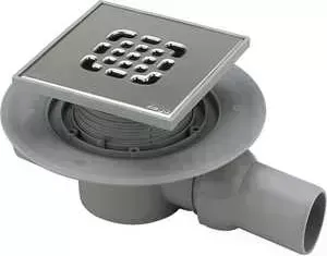 Душевой трап Viega евой 4935.2 с дизайн-решеткой 150x150 мм (557140) с 150X150