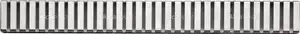 Решетка AlcaPlast Line глянцевая (Line-850L)