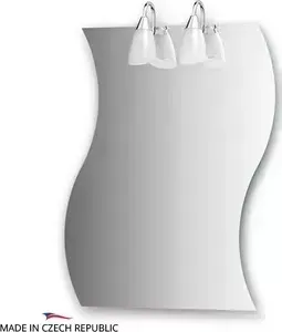 Зеркало Ellux Classic 60х75 см, с 2-мя светильниками 80 W (CLA-A2 0425)