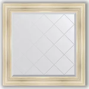 Зеркало Evoform с гравировкой Exclusive-G 89x89 см, в багетной раме - травленое серебро 99 мм (BY 4332) с EXCLUSIVE-G 89X89 в - 99