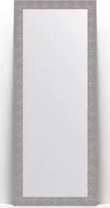 Зеркало Evoform Definite Floor 81x201 см, в багетной раме - чеканка серебряная 90 мм (BY 6009)
