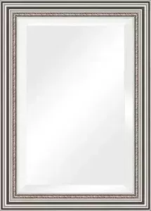 Зеркало Evoform с фацетом в багетной раме Exclusive 76x106 см, римское серебро 88 мм (BY 1297) с в EXCLUSIVE 76X106 88