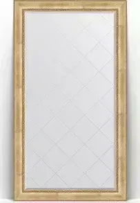 Зеркало Evoform Exclusive-G Floor 117x207 см, в багетной раме - состаренное серебро с орнаментом 120 мм (BY 6378)