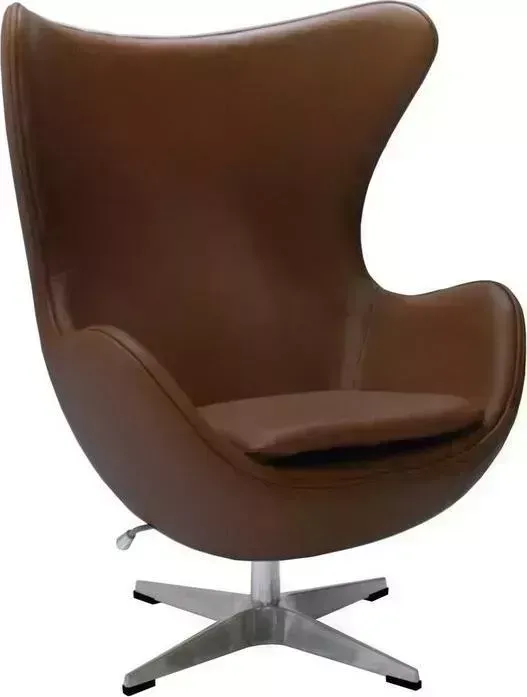 Кресло Bradex Egg Chair коричневый, натуральная кожа (FR 0807)