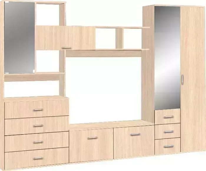 Гостиная LUX DORF СГ1 дуб млечный
