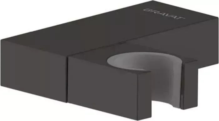 Держатель душа Bravat Matt Black черный (P7184BW-ENG)