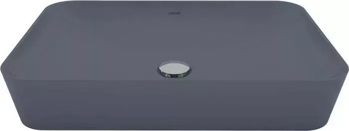 Раковина Creavit накладная Ultra 60х45 базальт матовый (UL060-00BM00E-0000)