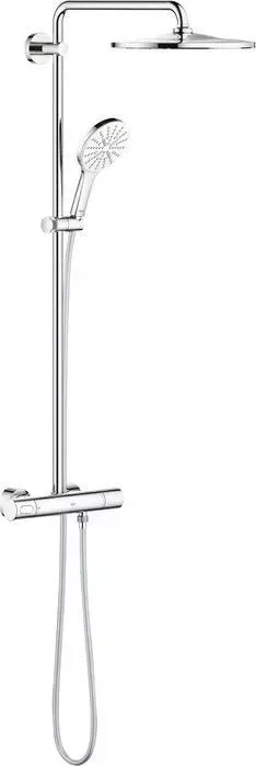 Душевая система Grohe Rainshower SmartActive белая луна/хром (26647LS0)