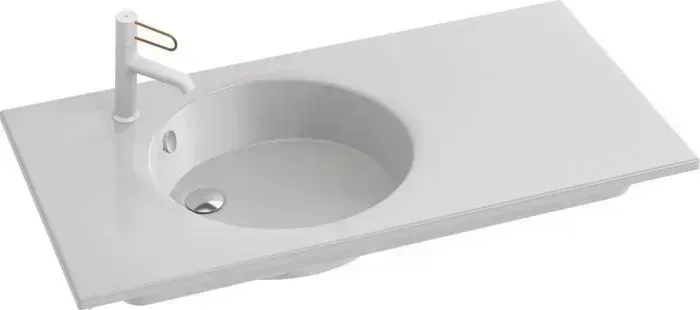 Раковина JACOB DELAFON Odeon Rive Gauche 100х50 белая (EXAU112-Z-00)