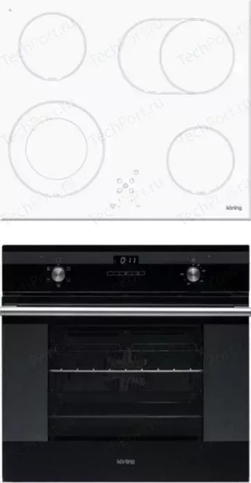 Встраиваемый комплект KORTING HK 62051 BW + OKB 760 FN