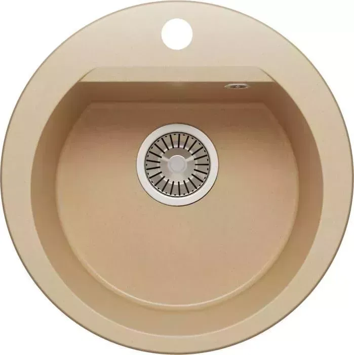 Мойка кухонная Polygran Atol 460 №27 бежевый (678903)