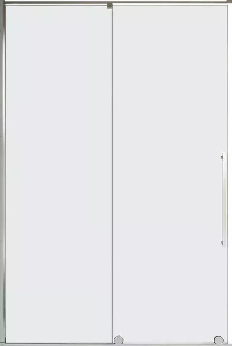 Дверное полотно Vincea Arno VDS-1A 140х200 прозрачная, хром (VDS-1A140CL)
