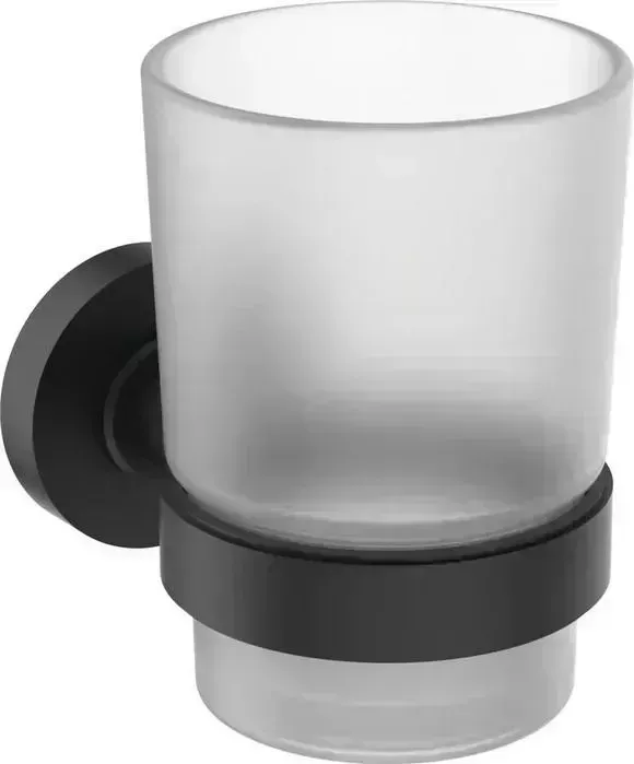 Стакан Ideal Standard IOM с держателем, черный матовый (A9120XG)