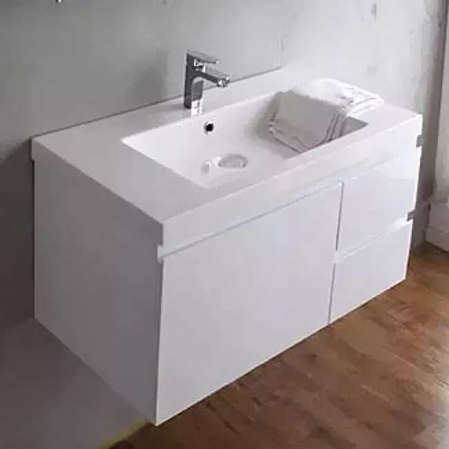 Тумба под раковину BELBANGO Luce 100 bianco lucido (BB1000VAC/BL)