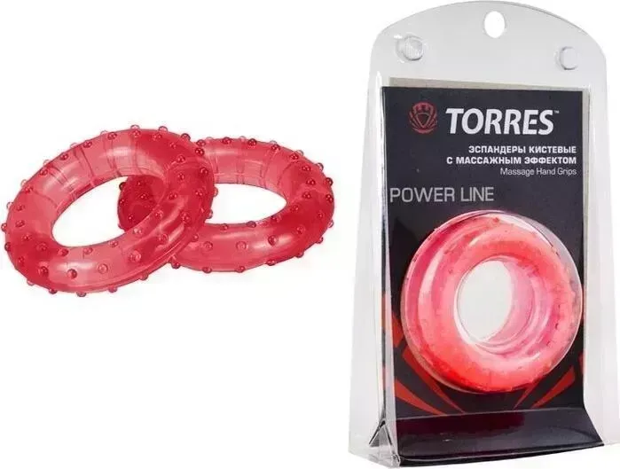 Эспандер TORRES кистевой PL0002, с массажным эффектом 2 шт