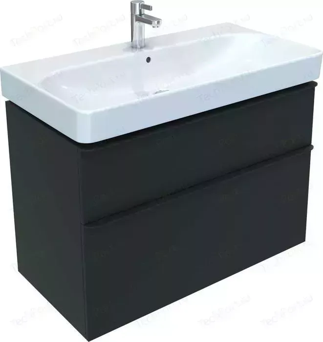 Тумба под раковину Geberit Smyle Square 88 темно-серый (500.354.JK.1)