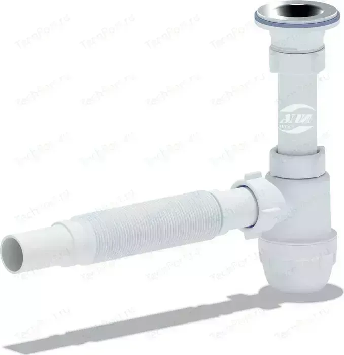 Сифон для раковины АНИ пласт Юнг 1 1/4х32 с гибкой трубой 32х32 (BM1005)