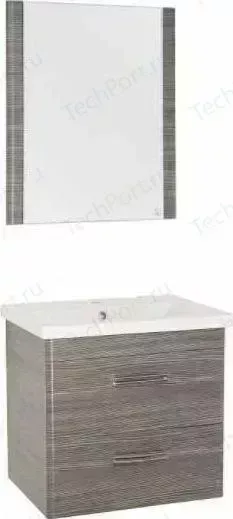 Мебель для ванной Style line Лотос 60 шелк зебрано