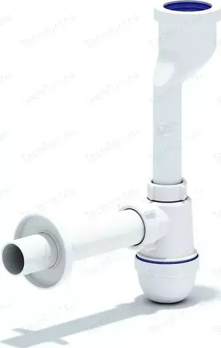 Сифон для писсуара АНИ пласт D40/50, труба горизонтальная D40 (U0104)