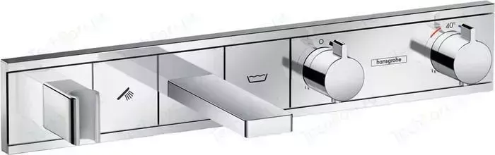 Термостат для ванны Hansgrohe RainSelect на два выхода, механизма 15310180, хром (15359000)