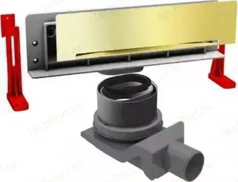 Душевой трап PESTAN Confluo Wall Drain Gold 310 мм (13100061)