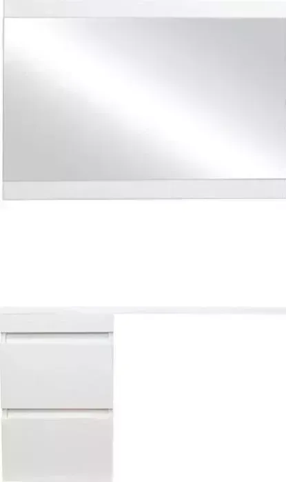 Мебель для ванной Style line Даллас Люкс 49 (110L) подвесная, под стиральную машину, белая