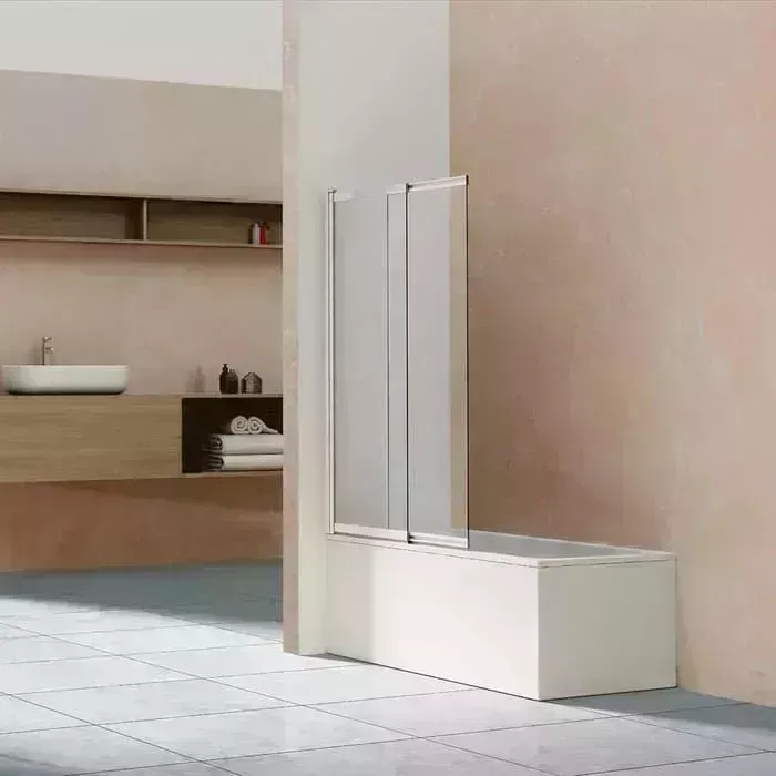 Шторка для ванны Vincea ванной VSB-1E 100x145 прозрачная, хром (VSB-1E100CL)