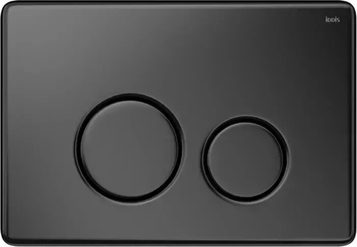 Кнопка смыва IDDIS Unisteel черный матовый (UNS01MBi77)