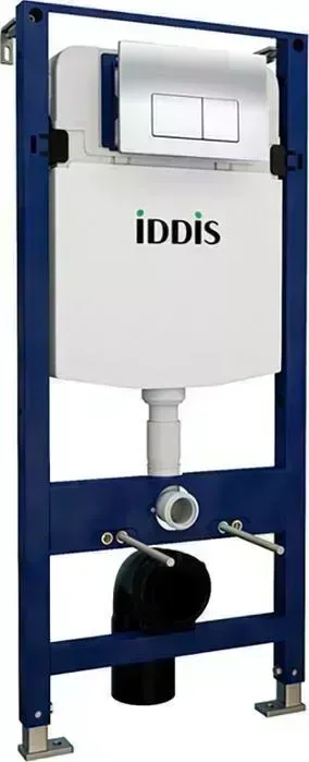 Комплект для унитаза IDDIS Инсталяция 2 в 1: инсталляция и клавиша смыва, хром, Optima Home, , OPH00GCi32K 2 в 1: и ,